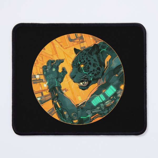 Item preview, Cyber Black Jaguar // Black Jaguar // Cool Animal // Cyber Animal // Future Animal Art // Animal Warrior // Animal Cute Art // Gaming Aesthetic stickers designed and sold by SMARTKIT DESIGNAGENCY.