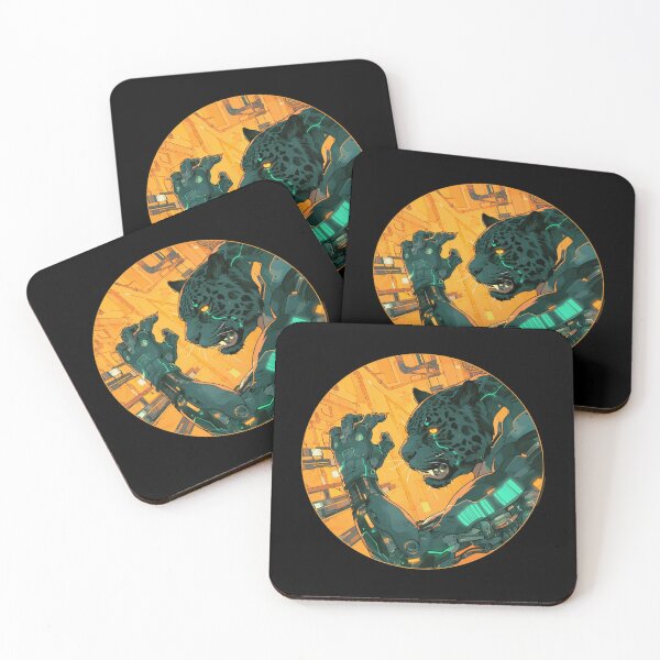 Item preview, Cyber Black Jaguar // Black Jaguar // Cool Animal // Cyber Animal // Future Animal Art // Animal Warrior // Animal Cute Art // Gaming Aesthetic stickers designed and sold by SMARTKIT  DESIGNAGENCY.