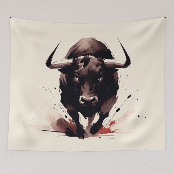 Item preview, Momentum of the Beast: Bull Power Unleashed designed and sold by LuminShadowArt.