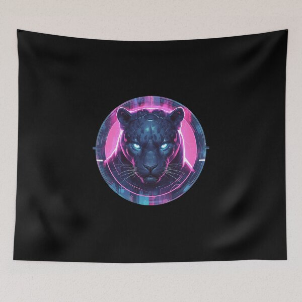 Item preview, Cyber Black Jaguar // Black Jaguar // Cool Animal // Cyber Animal // Future Animal Art // Animal Warrior // Animal Cute Art // Gaming Aesthetic stickers designed and sold by SMARTKIT  DESIGNAGENCY.