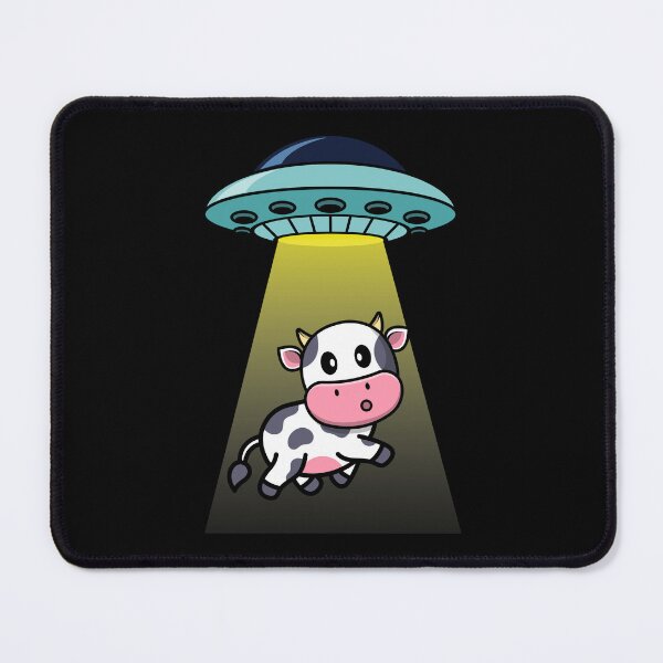 Item preview, Alien cow abduction flying UFO designed and sold by messy-nessie.