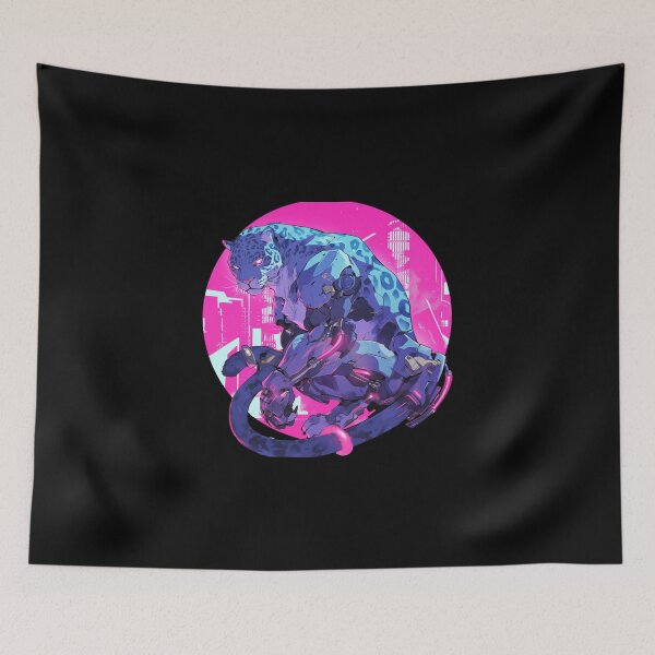 Item preview, Cyber Black Jaguar // Black Jaguar // Cool Animal // Cyber Animal // Future Animal Art // Animal Warrior // Animal Cute Art // Gaming Aesthetic stickers designed and sold by SMARTKIT  DESIGNAGENCY.