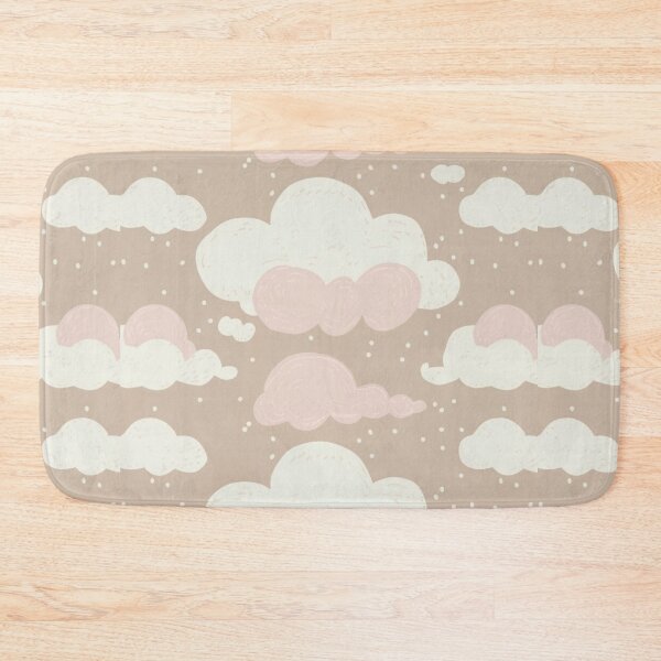 Item preview, Pink Linen Clouds Pattern, Cloudy Day designed and sold by Cr320.