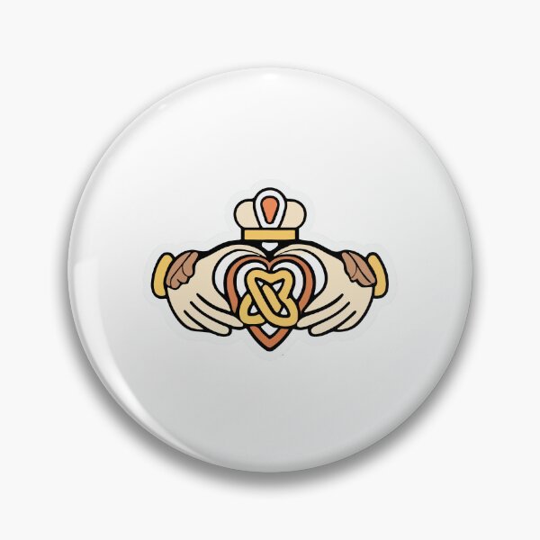 Item preview, Vintage Claddagh Ring and Celtic Knot Illustration designed and sold by NiftyWrx.