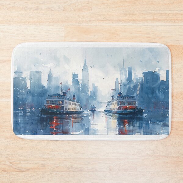 Item preview, Island Ferry Commuters: Scenic Transport for Busy Travelers designed and sold by Mr-whiteBG.