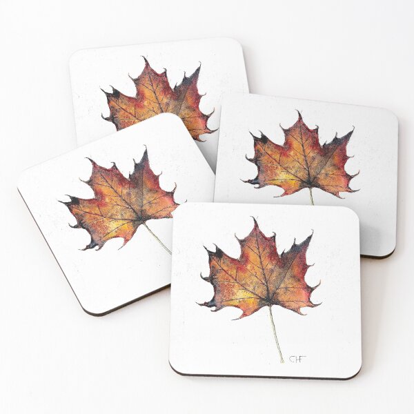 Item preview, maple leaf watercolour by CHF designed and sold by CecilHF.