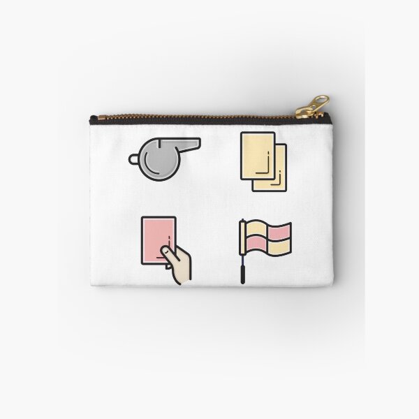 Item preview, Soccer referee whistle, red, yellow cards and offside flag designed and sold by Sargatal.