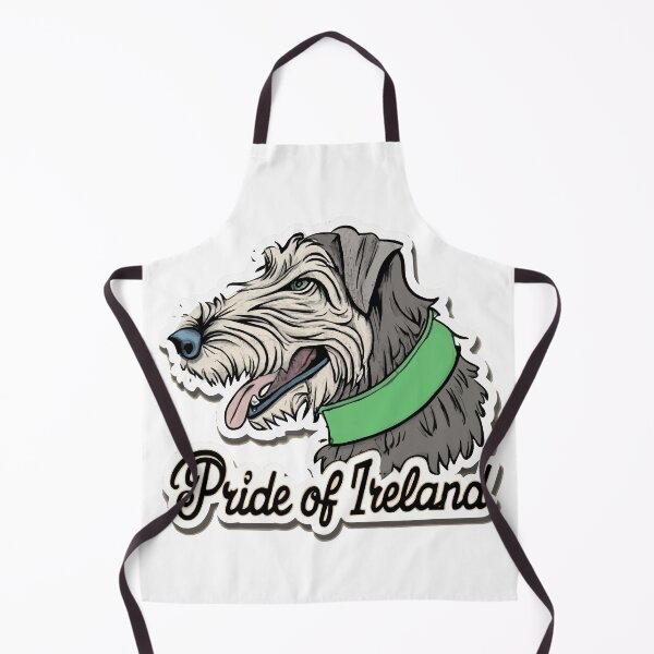 Item preview, Pride of Ireland Irish Wolfhound with Shamrock Collar designed and sold by NiftyWrx.