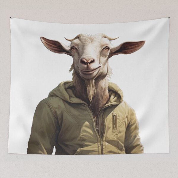 Item preview, A goat with a human face designed and sold by The-Gifted.