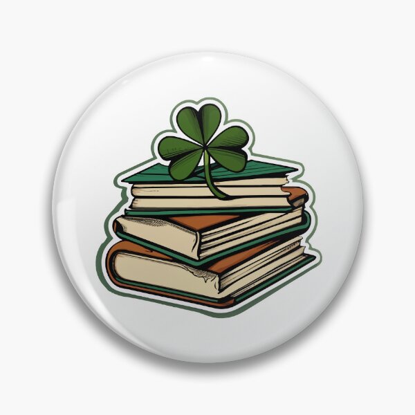 Item preview, Rustic Irish Books and Clover Blossoms designed and sold by NiftyWrx.