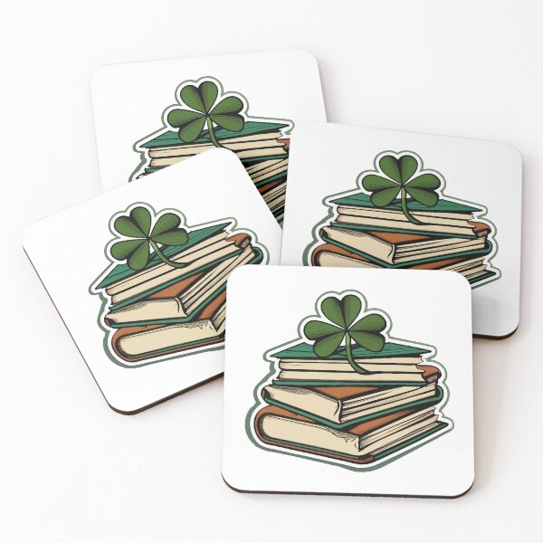 Item preview, Rustic Irish Books and Clover Blossoms designed and sold by NiftyWrx.