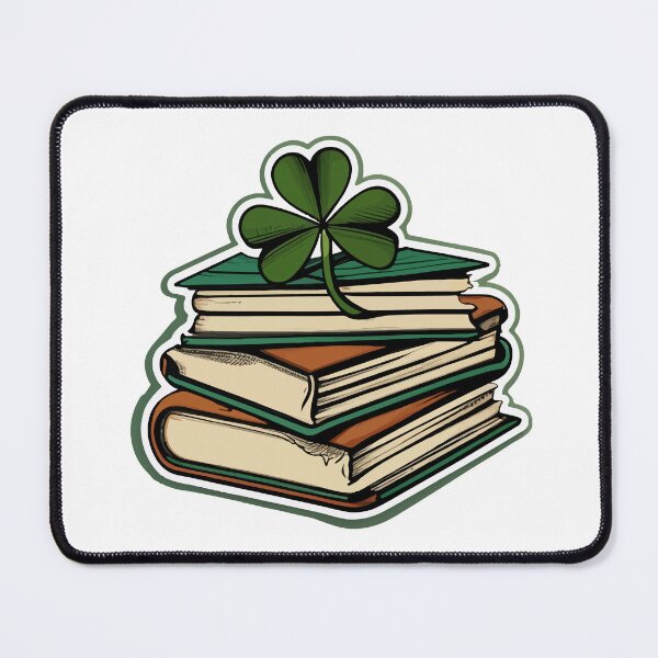 Item preview, Rustic Irish Books and Clover Blossoms designed and sold by NiftyWrx.