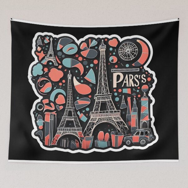 Item preview, Paris on the black designed and sold by MPDesign84.