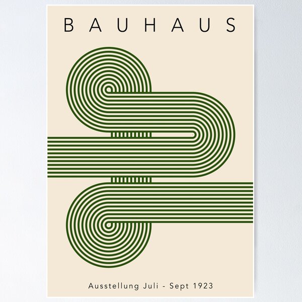 Item preview, Green Modernist Bauhaus  designed and sold by NicolJay.