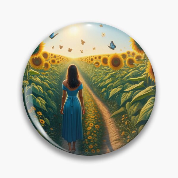 Item preview, A walk through the sunflower field designed and sold by M-Y-A-R-T-.
