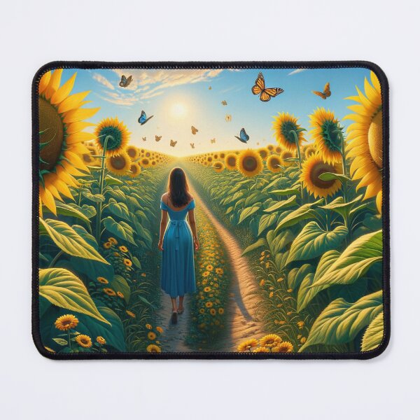 Item preview, A walk through the sunflower field designed and sold by M-Y-A-R-T-.
