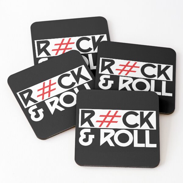 Item preview, Hashtag Rock & Roll - Bold Statement Music Shirt designed and sold by SRZT.