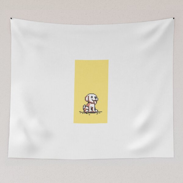 Item preview, Cute dog pixel art designed and sold by dinob.