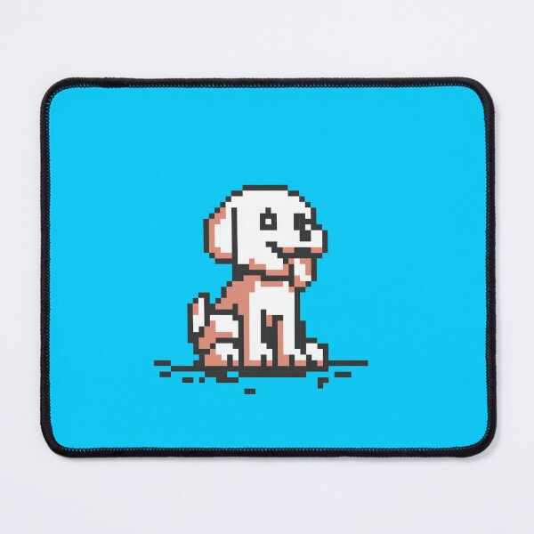 Item preview, Cute puppy pixel art designed and sold by dinob.