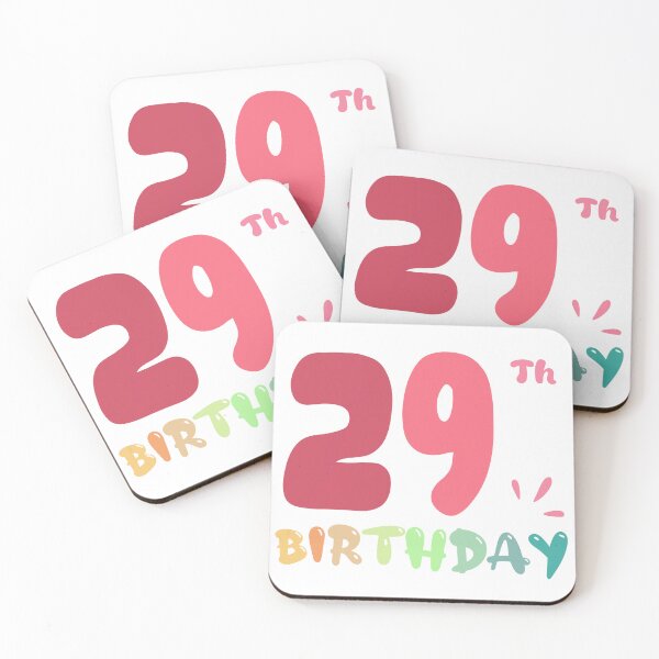 Item preview, Happy 29th Birthday designed and sold by SimpleP.