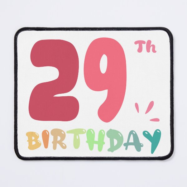 Item preview, Happy 29th Birthday designed and sold by SimpleP.