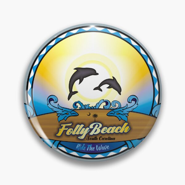 Item preview, Folly Beach SC South Carolina dolphins designed and sold by antonietta40.