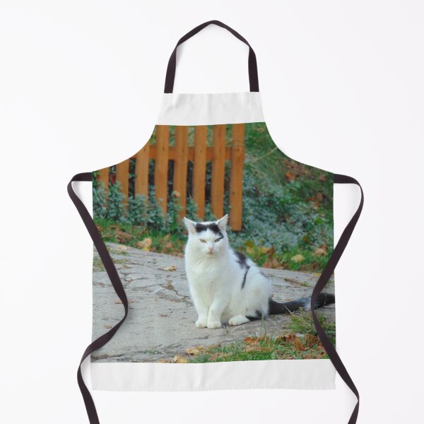 Item preview, White and black cat designed and sold by lusiakotowska.