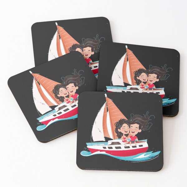 Item preview, Sailing Laughing Couple, Sailing Yacht designed and sold by WiolettaS.