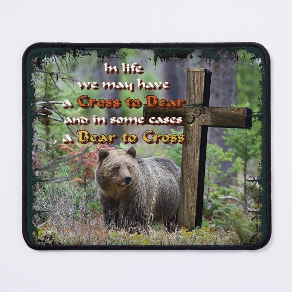 Item preview, A CROSS TO BEAR designed and sold by THE AMERICAN TEEVANGELIST.