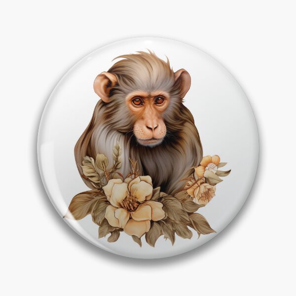 Item preview, Boho Chimp Graphic Watercolor Menagerie A Celebration of Animals in Every Form  designed and sold by dcohea.