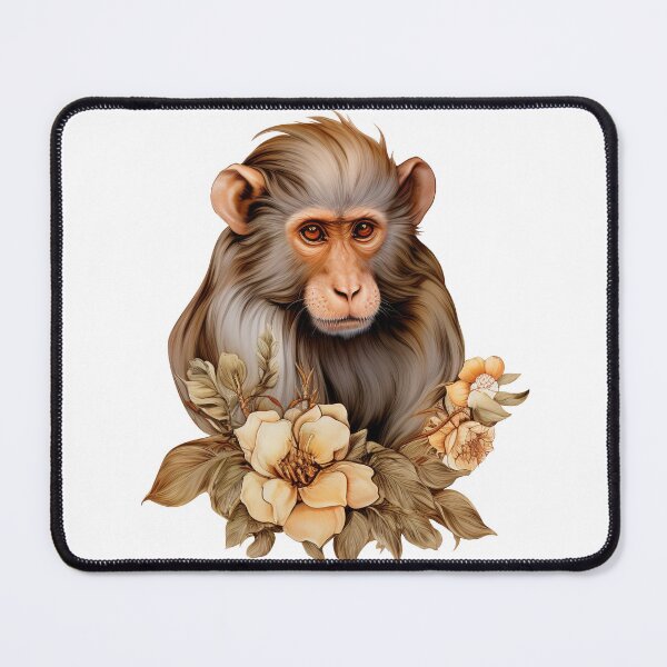 Item preview, Boho Chimp Graphic Watercolor Menagerie A Celebration of Animals in Every Form designed and sold by dcohea.