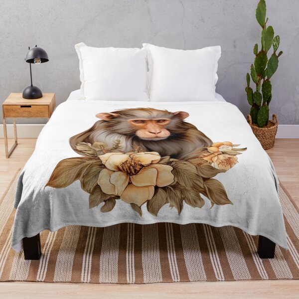 Item preview, Boho Chimp Graphic Watercolor Menagerie A Celebration of Animals in Every Form designed and sold by dcohea.