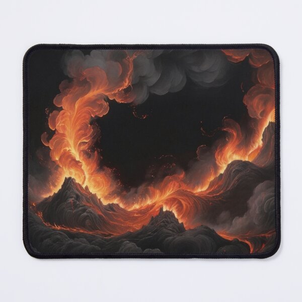 Item preview, flames flickering with an ethereal brightness against the dark night sky designed and sold by Zoa220.