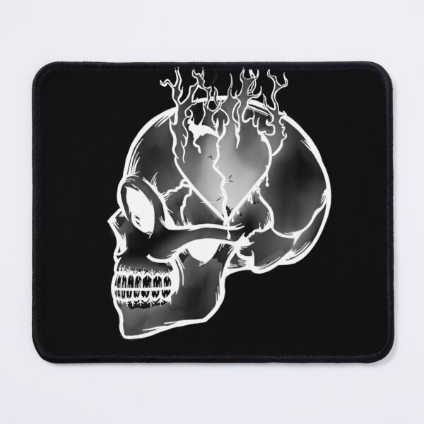 Item preview, Skull With Flaming Heart designed and sold by ImagesInFrames.
