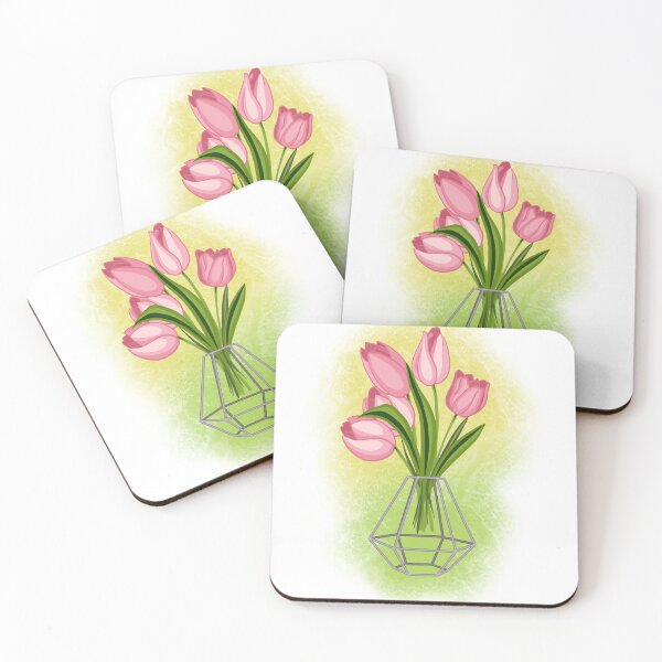 Item preview, tulips in a vase designed and sold by Tetiana Pohurska.