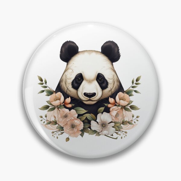 Item preview, Boho Panda Bear Graphic Watercolor Menagerie A Celebration of Animals in Every Form  designed and sold by dcohea.