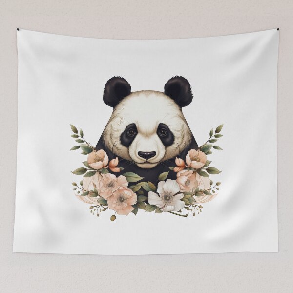 Item preview, Boho Panda Bear Graphic Watercolor Menagerie A Celebration of Animals in Every Form  designed and sold by dcohea.