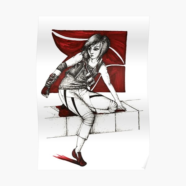 Parkour Game Posters Redbubble - how to do a roll fly in mirrors edge roblox
