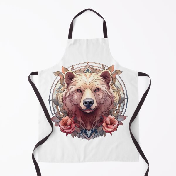 Item preview, Boho Brown Bear Graphic Watercolor Menagerie A Celebration of Animals in Every Form designed and sold by dcohea.
