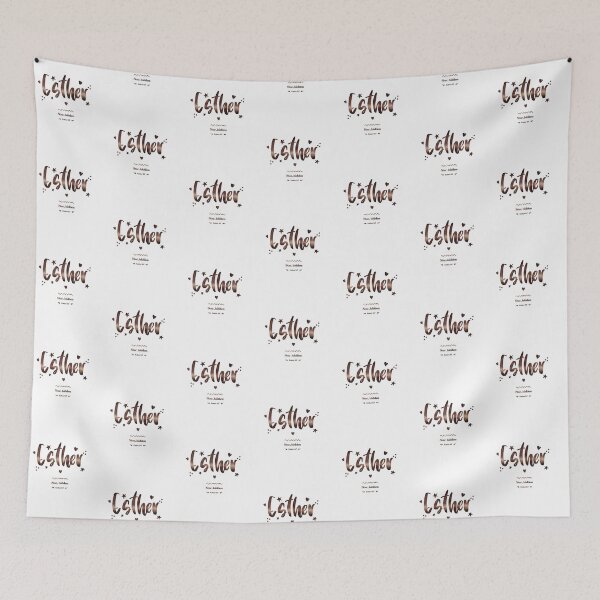 Item preview, Esther | Esther 2 7 | Star Hidden | Christian Name with Biblical Meaning For Girl | Christian Name Collectionåç designed and sold by Blessed Be Your Name.