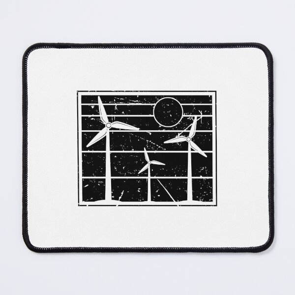 Item preview, Windmill Retro Green Energy Turbine Technician designed and sold by tshirtconcepts.