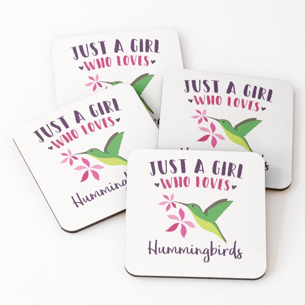 Item preview, Just a Girl Who Loves Hummingbirds designed and sold by jaygo.