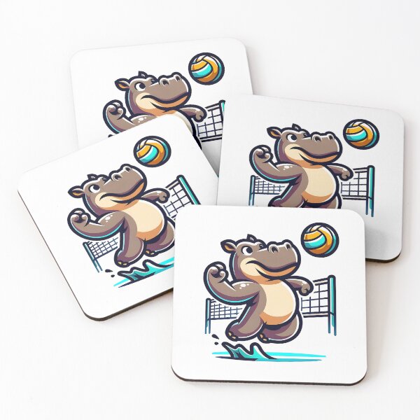 Item preview, Beach Volleyball Smash: The Hippo Spike designed and sold by 0penvimark.