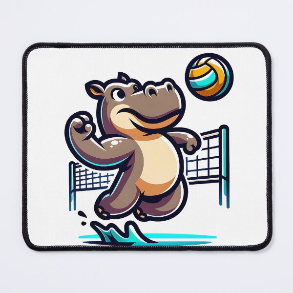 Item preview, Beach Volleyball Smash: The Hippo Spike designed and sold by 0penvimark.
