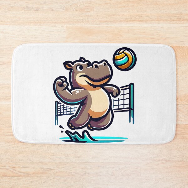 Item preview, Beach Volleyball Smash: The Hippo Spike designed and sold by 0penvimark.