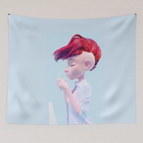 Item preview, Hipster girl designed and sold by Love between galaxies.