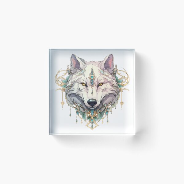 Item preview, Boho Jeweled Fox Graphic Watercolor Menagerie A Celebration of Animals in Every Form  designed and sold by dcohea.