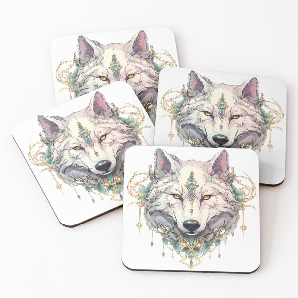 Item preview, Boho Jeweled Fox Graphic Watercolor Menagerie A Celebration of Animals in Every Form  designed and sold by dcohea.