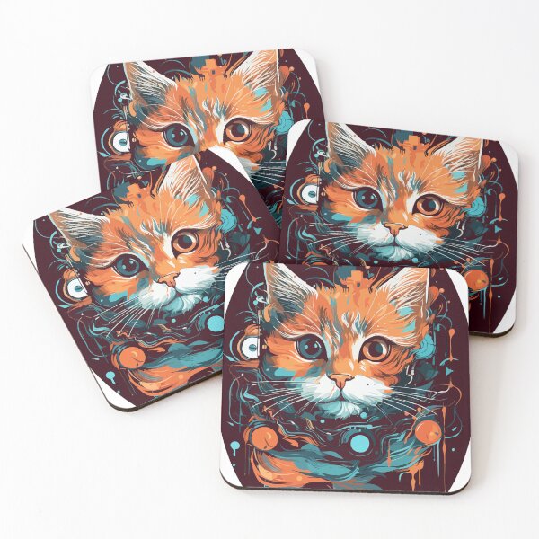 Item preview, Enigmatic Feline: Magical Cat Illustration designed and sold by Eshwarx.