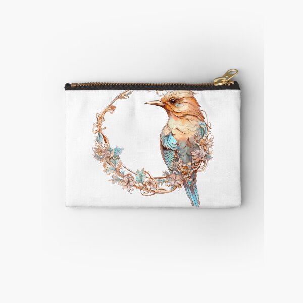Item preview, Boho Bird with wreath Graphic Watercolor Menagerie A Celebration of Animals in Every Form  designed and sold by dcohea.